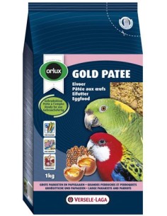 Patée Gold Gdes Perruches Et Perroquets 1Kg