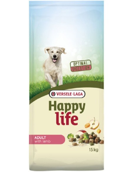 Adult Agneau 15Kg - Happy Life - Croquettes chiens adultes