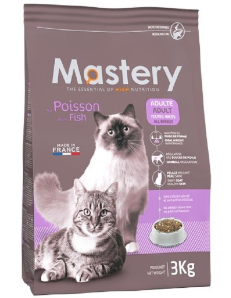 Mastery Chat Poisson 3Kg
