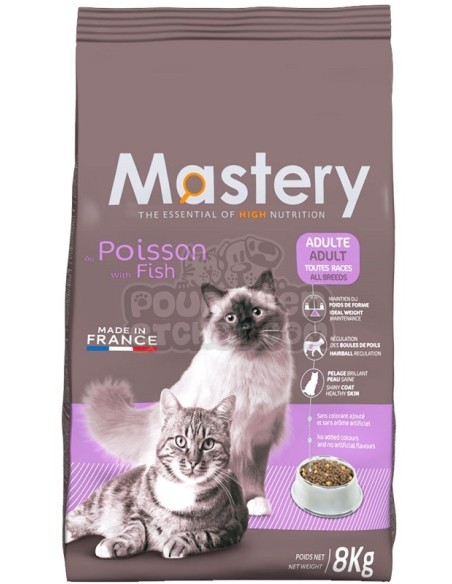 Mastery Chat Poisson 8Kg