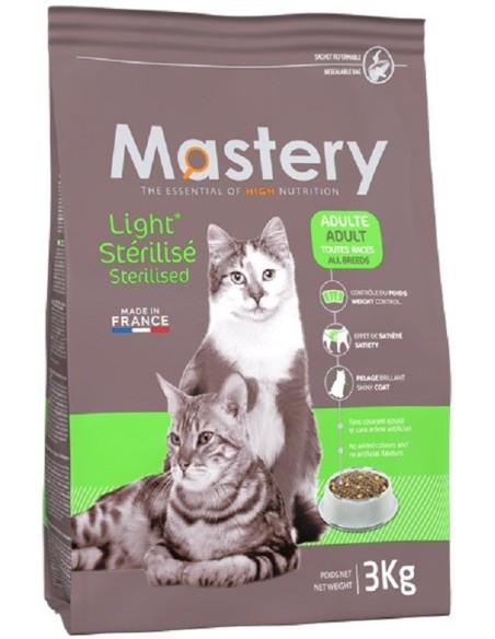 Mastery Chat Light/Sterilised 3Kg