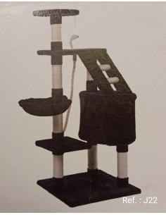 ARBRE A CHAT SCAR GRIS 50x50x120cm