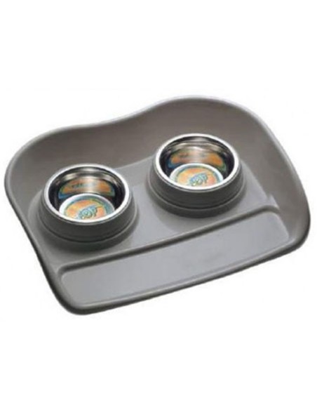 Plateau + 2 Gamelles Potty XLarge 66x49x12Cm FOP