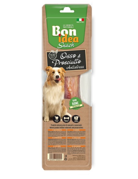 Os de Jambon Grand Modèle sous vide - Bon idea - Friandises pour chiens