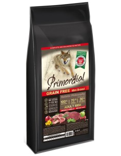 Croquettes pour chien de petite taille Primordial sans céréales - 6kg
