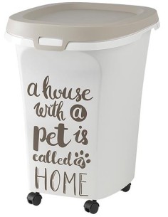 Container à croquettes ou graines TRENDY STORY Gris - 38L