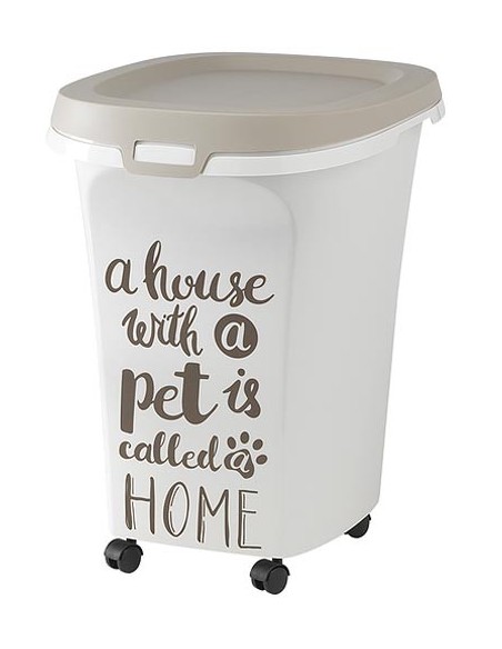 Container à croquettes ou graines TRENDY STORY Gris - 38L