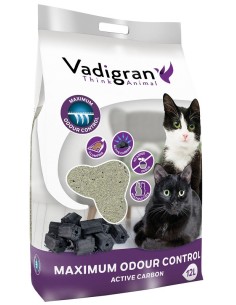 Litière bentonite Maximum CHARBON ACTIV 12kg