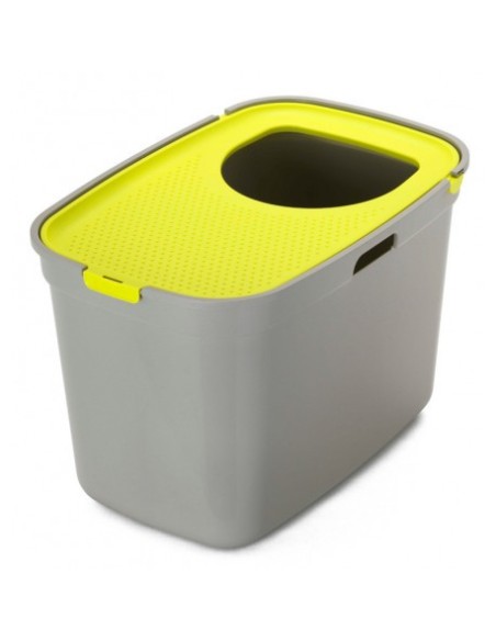 Bac A Litiere Top Cat Gris  Dessus Lemon
