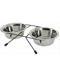 Support + 2 Bols Inox 350Ml Zolux