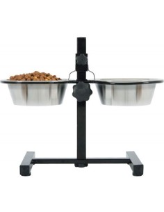 Support S Réglable + 2 Gamelles 2x700Ml