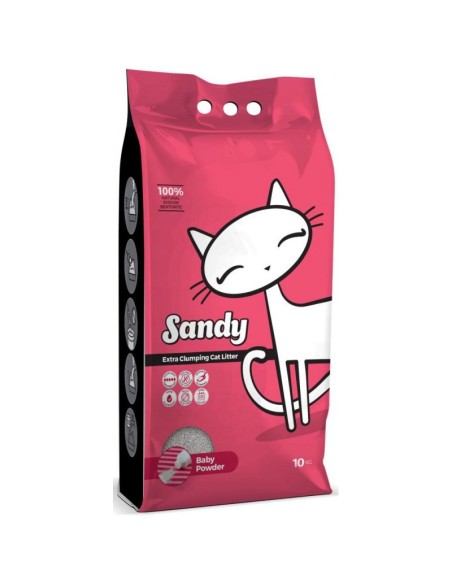 Litière Sandy Clumping Baby Powder 10kg