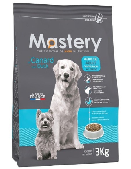 Mastery Chien Canard 3Kg - Croquettes pour chiens adultes