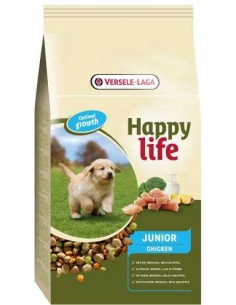 Junior Poulet 3Kg - Happy Life - Croquettes chiens juniors