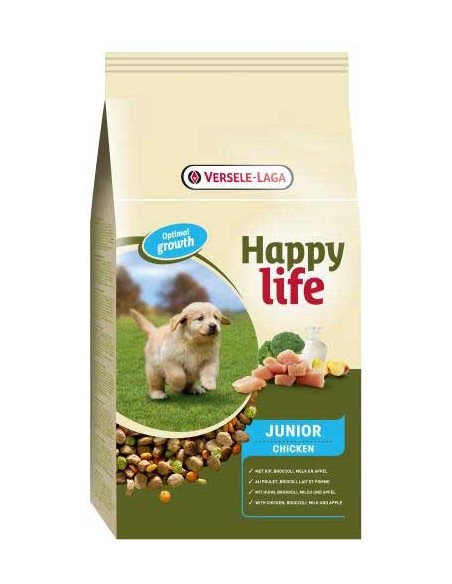 Junior Poulet 3Kg - Happy Life - Croquettes chiens juniors