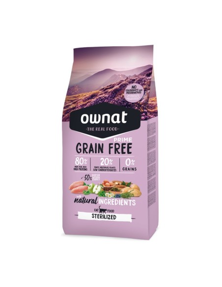 Ownat Chat GF Prime Sterilised Poulet Dinde 3kg