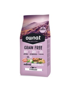 Ownat Chat GF Prime Sterilised Poulet Dinde 1kg