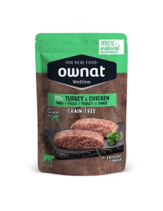 Ownat Chat Wetline Poulet et Dinde 85Gr