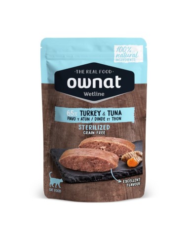 Ownat Chat Wetline Dinde et Thon 85gr