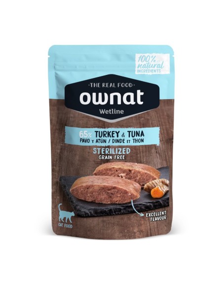 Ownat Chat Wetline Dinde et Thon 85gr