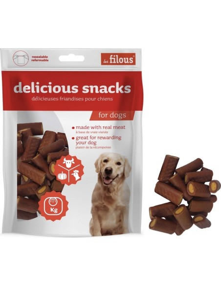 Roules Boeuf - Poulet - Citrouille 100Gr