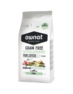 Ownat Chien GF HYPO Porc 12kg