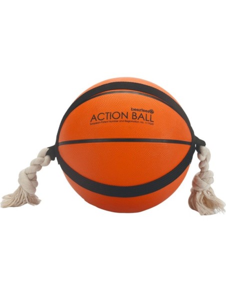 Ballon + Corde Action 24cm Orange