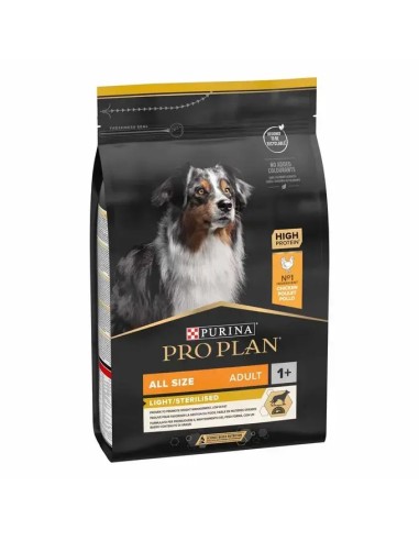 OPTIWEIGHT light chiens adultes stérilisés - riches en poulet - 14kg