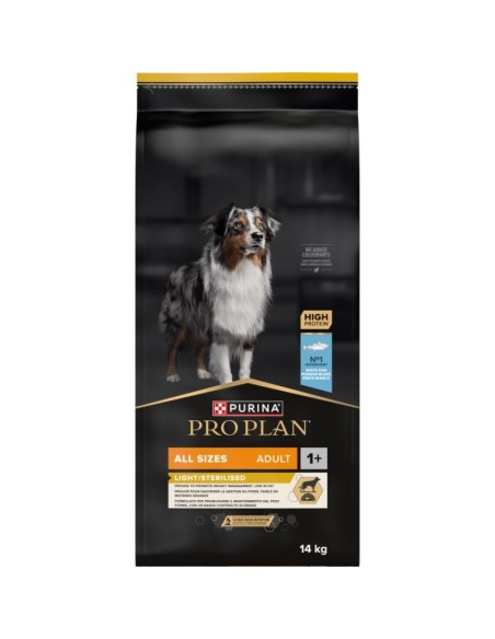 Adult Light-Sterilised Poisson 14Kg - Pro Plan - Croquettes pour chiens adultes stérilisés