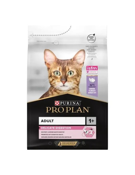 Croquettes Pro Plan pour chats sensibles et difficiles - riches en agneau