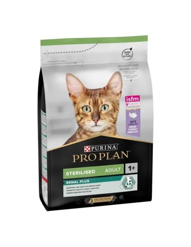 Croquettes pour chats adultes stérilisés Pro Plan - dinde - 3kg