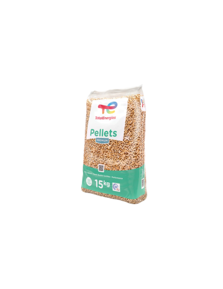 Pellets/Granulés de bois TotalEnergies DIN+ 15Kg